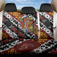 Papua New Guinea Bird Drum Back Car Seat Cover Papuan Batik Motif LT9 One Size Black - Polynesian Pride