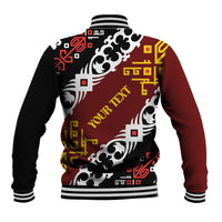 Personalised Papua New Guinea Bird Drum Baseball Jacket Papuan Batik Motif LT9 - Polynesian Pride