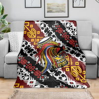 Papua New Guinea Bird Drum Blanket Papuan Batik Motif LT9 - Polynesian Pride