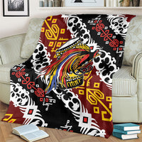 Papua New Guinea Bird Drum Blanket Papuan Batik Motif LT9 - Polynesian Pride