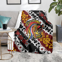 Papua New Guinea Bird Drum Blanket Papuan Batik Motif LT9 - Polynesian Pride