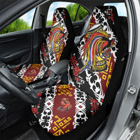 Papua New Guinea Bird Drum Car Seat Cover Papuan Batik Motif LT9 - Polynesian Pride