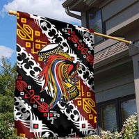 Papua New Guinea Bird Drum Garden Flag Papuan Batik Motif LT9 - Polynesian Pride
