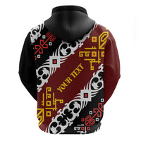 Personalised Papua New Guinea Bird Drum Hoodie Papuan Batik Motif LT9 - Polynesian Pride