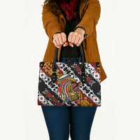 Papua New Guinea Bird Drum Leather Bag Papuan Batik Motif LT9 - Polynesian Pride