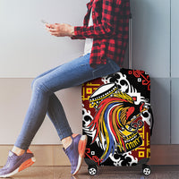 Papua New Guinea Bird Drum Luggage Cover Papuan Batik Motif LT9 - Polynesian Pride