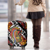 Papua New Guinea Bird Drum Luggage Cover Papuan Batik Motif LT9 - Polynesian Pride