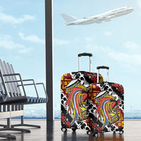 Papua New Guinea Bird Drum Luggage Cover Papuan Batik Motif LT9 - Polynesian Pride