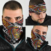 Papua New Guinea Bird Drum Neck Gaiter Papuan Batik Motif LT9 - Polynesian Pride