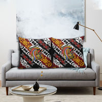 Papua New Guinea Bird Drum Pillow Cover Papuan Batik Motif LT9 - Polynesian Pride