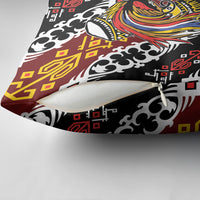 Papua New Guinea Bird Drum Pillow Cover Papuan Batik Motif LT9 - Polynesian Pride