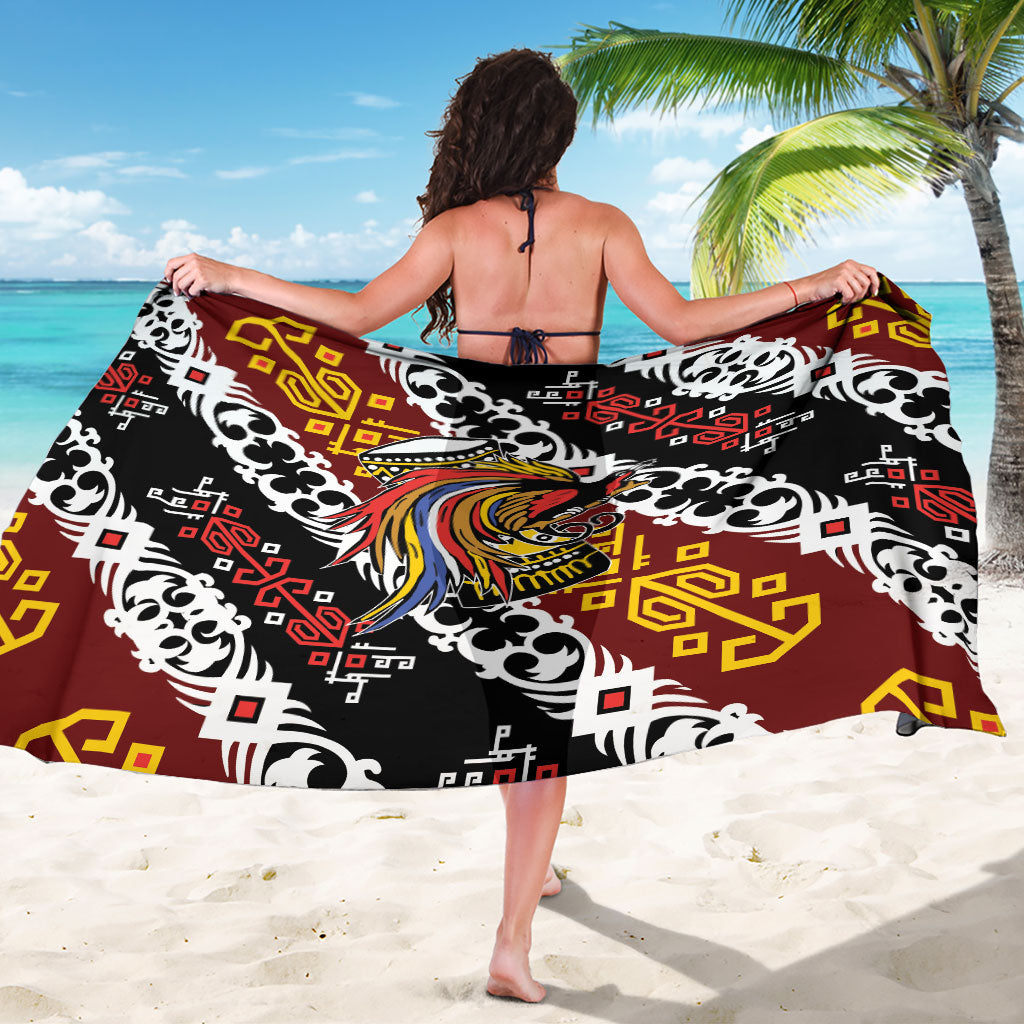 Papua New Guinea Bird Drum Sarong Papuan Batik Motif LT9 - Polynesian Pride