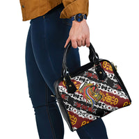 Papua New Guinea Bird Drum Shoulder Handbag Papuan Batik Motif LT9 - Polynesian Pride