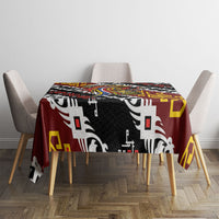 Papua New Guinea Bird Drum Tablecloth Papuan Batik Motif LT9 - Polynesian Pride