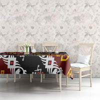Papua New Guinea Bird Drum Tablecloth Papuan Batik Motif LT9 - Polynesian Pride
