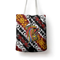 Papua New Guinea Bird Drum Tote Bag Papuan Batik Motif LT9 - Polynesian Pride