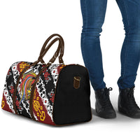 Papua New Guinea Bird Drum Travel Bag Papuan Batik Motif LT9 - Polynesian Pride