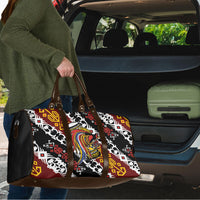 Papua New Guinea Bird Drum Travel Bag Papuan Batik Motif LT9 - Polynesian Pride