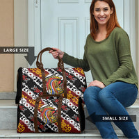 Papua New Guinea Bird Drum Travel Bag Papuan Batik Motif LT9 - Polynesian Pride