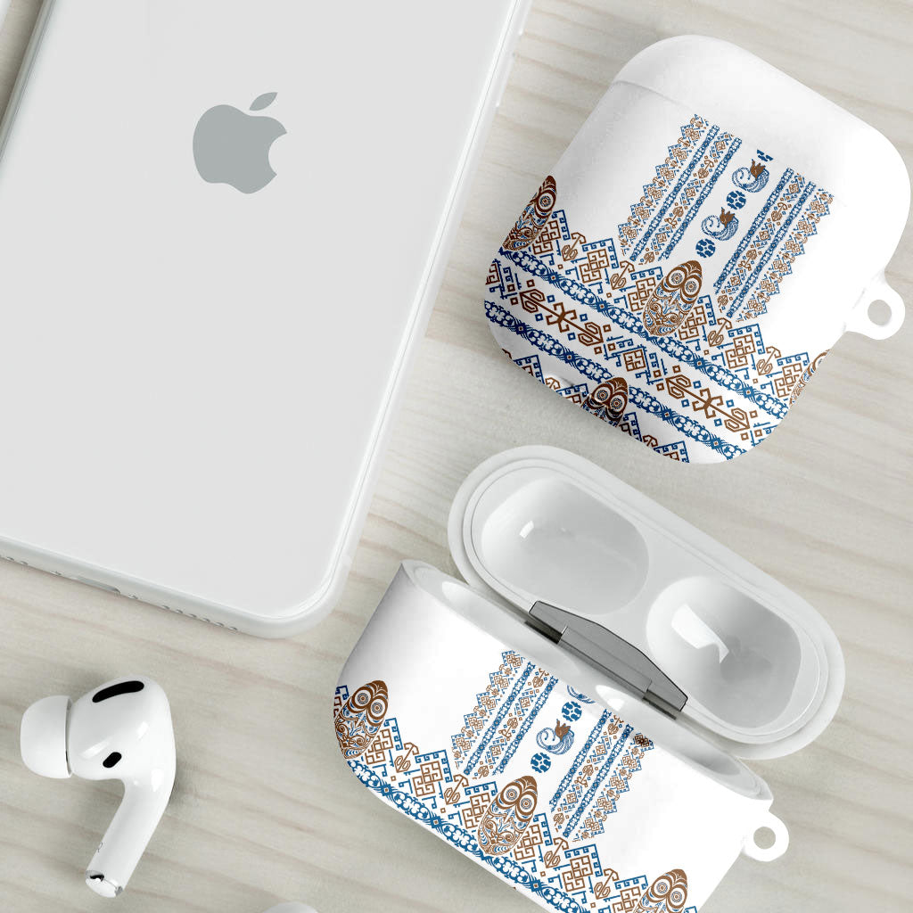 Papua New Guinea Bird Ethnic AirPods Case Papuan Batik Inspired Pattern LT9 - Polynesian Pride