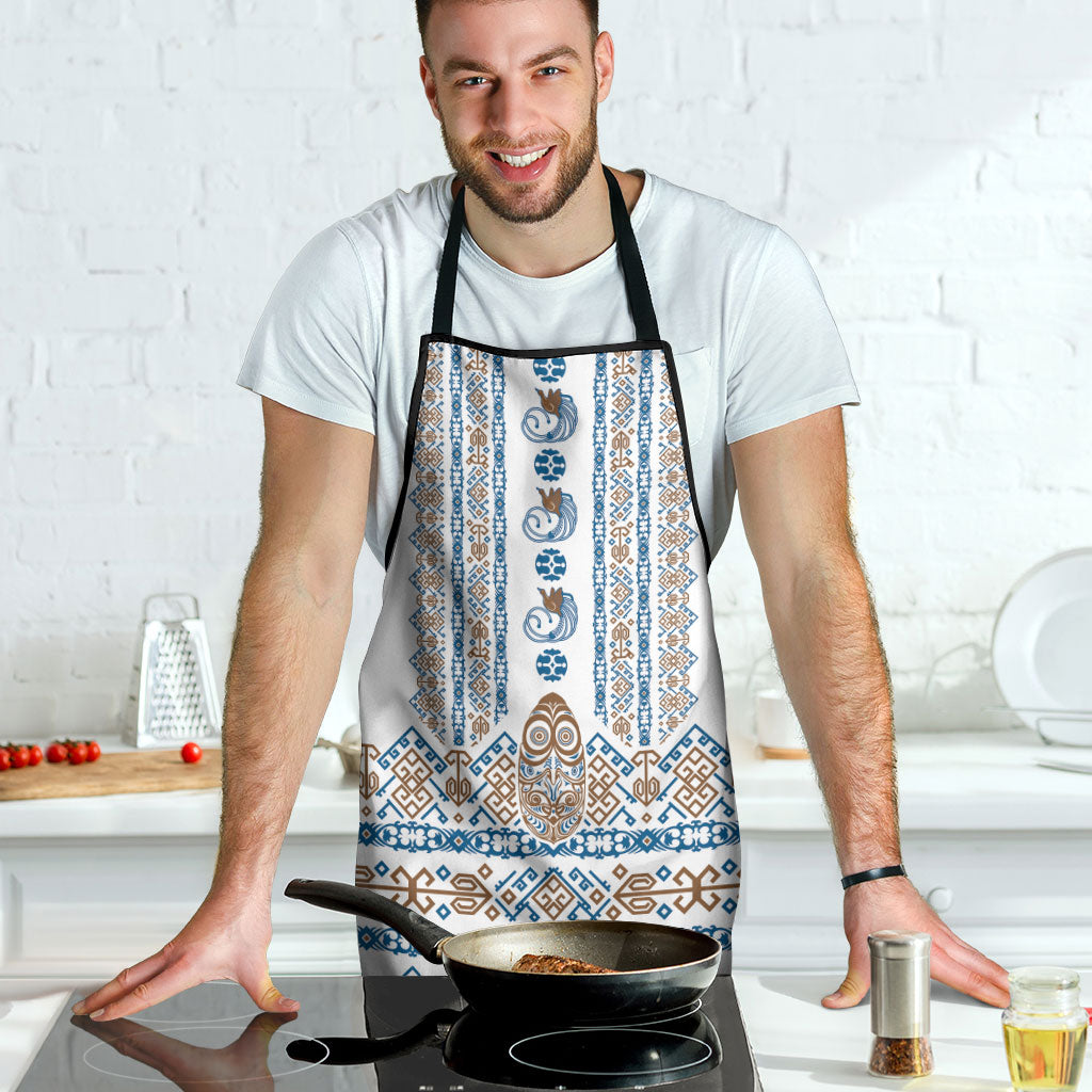 Papua New Guinea Bird Ethnic Apron Papuan Batik Inspired Pattern LT9 - Polynesian Pride