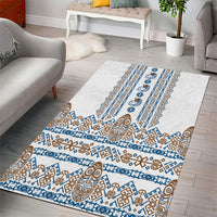 Papua New Guinea Bird Ethnic Area Rug Papuan Batik Inspired Pattern LT9 - Polynesian Pride