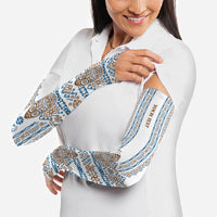 Personalised Papua New Guinea Bird Ethnic Arm Sleeves Papuan Batik Inspired Pattern LT9 - Polynesian Pride