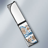 Papua New Guinea Bird Ethnic Auto Sun Shade Papuan Batik Inspired Pattern LT9 - Polynesian Pride