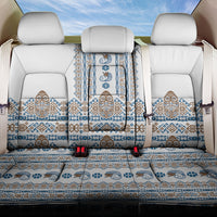 Papua New Guinea Bird Ethnic Back Car Seat Cover Papuan Batik Inspired Pattern LT9 One Size White - Polynesian Pride