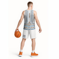 Personalised Papua New Guinea Bird Ethnic Basketball Jersey Papuan Batik Inspired Pattern LT9 - Polynesian Pride
