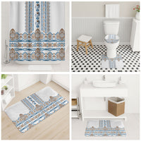Papua New Guinea Bird Ethnic Bathroom Set Papuan Batik Inspired Pattern LT9 - Polynesian Pride