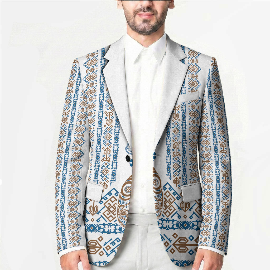Personalised Papua New Guinea Bird Ethnic Blazer Papuan Batik Inspired Pattern LT9 - Polynesian Pride