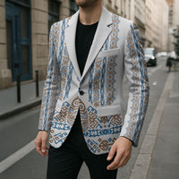 Personalised Papua New Guinea Bird Ethnic Blazer Papuan Batik Inspired Pattern LT9 - Polynesian Pride