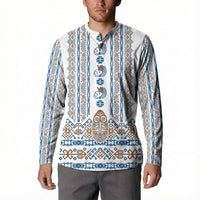 Personalised Papua New Guinea Bird Ethnic Button Sweatshirt Papuan Batik Inspired Pattern LT9 - Polynesian Pride