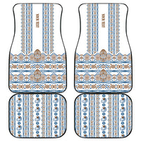 Personalised Papua New Guinea Bird Ethnic Car Mats Papuan Batik Inspired Pattern LT9 - Polynesian Pride