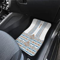 Personalised Papua New Guinea Bird Ethnic Car Mats Papuan Batik Inspired Pattern LT9 - Polynesian Pride