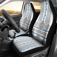 Papua New Guinea Bird Ethnic Car Seat Cover Papuan Batik Inspired Pattern LT9 - Polynesian Pride