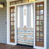Personalised Papua New Guinea Bird Ethnic Door Cover Papuan Batik Inspired Pattern LT9 - Polynesian Pride