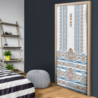 Personalised Papua New Guinea Bird Ethnic Door Cover Papuan Batik Inspired Pattern LT9 - Polynesian Pride