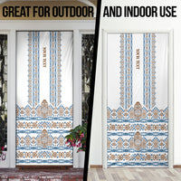 Personalised Papua New Guinea Bird Ethnic Door Cover Papuan Batik Inspired Pattern LT9 - Polynesian Pride