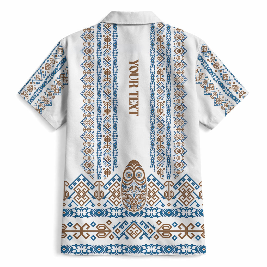 Personalised Papua New Guinea Bird Ethnic Hawaiian Shirt Papuan Batik Inspired Pattern LT9 - Polynesian Pride