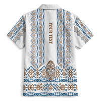 Personalised Papua New Guinea Bird Ethnic Hawaiian Shirt Papuan Batik Inspired Pattern LT9 - Polynesian Pride