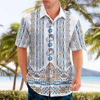 Personalised Papua New Guinea Bird Ethnic Hawaiian Shirt Papuan Batik Inspired Pattern LT9 - Polynesian Pride