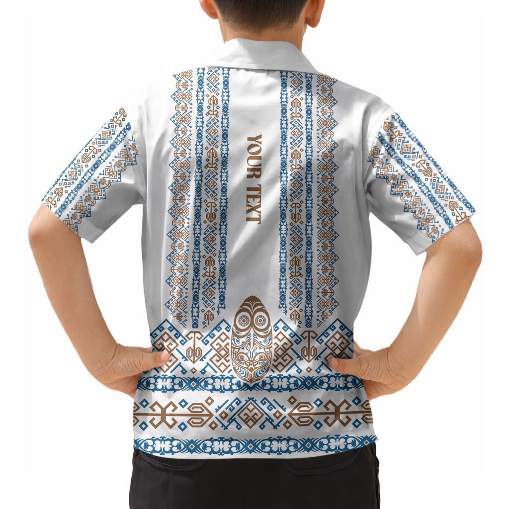 Personalised Papua New Guinea Bird Ethnic Hawaiian Shirt Papuan Batik Inspired Pattern LT9 - Polynesian Pride