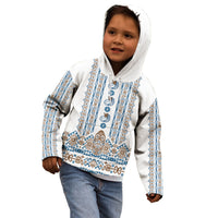 Personalised Papua New Guinea Bird Ethnic Kid Hoodie Papuan Batik Inspired Pattern LT9 - Polynesian Pride