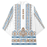 Personalised Papua New Guinea Bird Ethnic Kimono Papuan Batik Inspired Pattern LT9 - Polynesian Pride