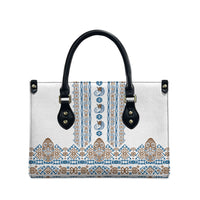Papua New Guinea Bird Ethnic Leather Bag Papuan Batik Inspired Pattern LT9 - Polynesian Pride