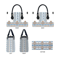 Papua New Guinea Bird Ethnic Leather Bag Papuan Batik Inspired Pattern LT9 - Polynesian Pride