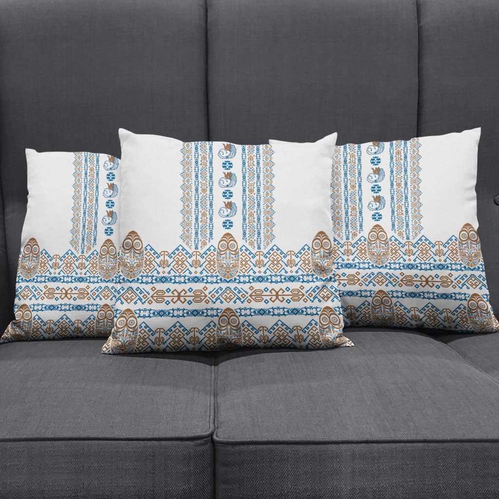 Papua New Guinea Bird Ethnic Pillow Cover Papuan Batik Inspired Pattern LT9 - Polynesian Pride