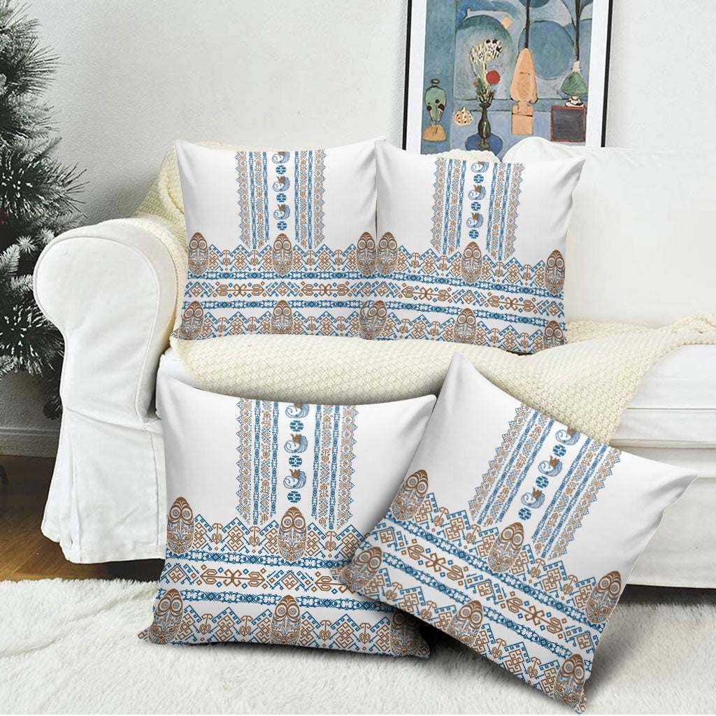 Papua New Guinea Bird Ethnic Pillow Cover Papuan Batik Inspired Pattern LT9 - Polynesian Pride